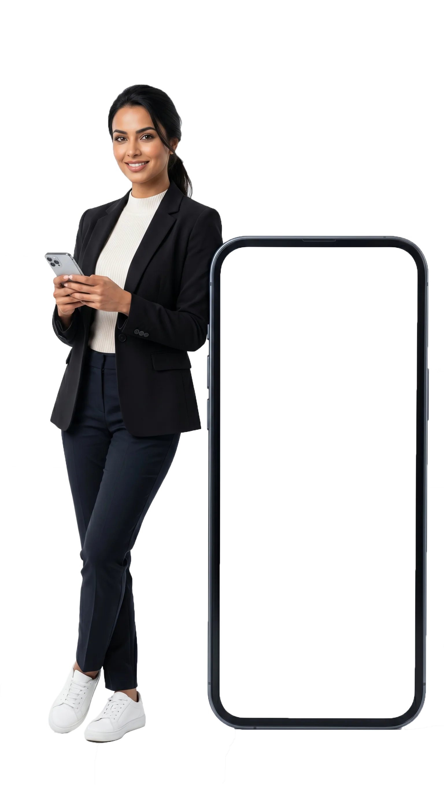 Manager assigning projects and tasks using Task Delegate System on mobile